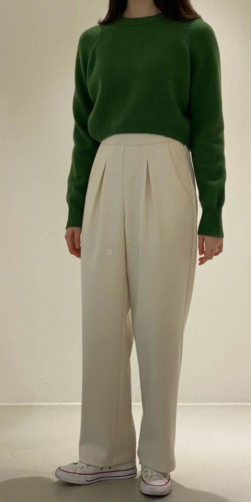 1968 - Korean Children Fashion - #Kfashion4kids - Wrinkle Wide Pants - 2