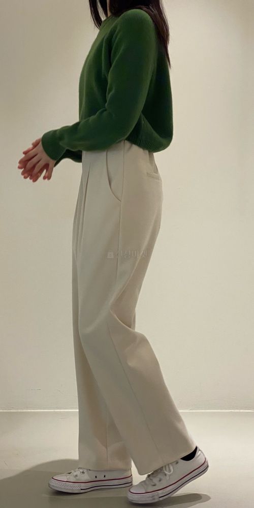 1968 - Korean Children Fashion - #Kfashion4kids - Wrinkle Wide Pants - 3