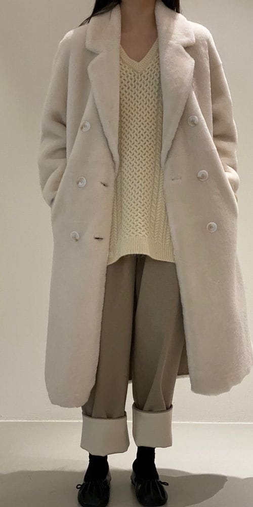 1968 - Korean Children Fashion - #Kfashion4kids - Fleece Long Coat - 3