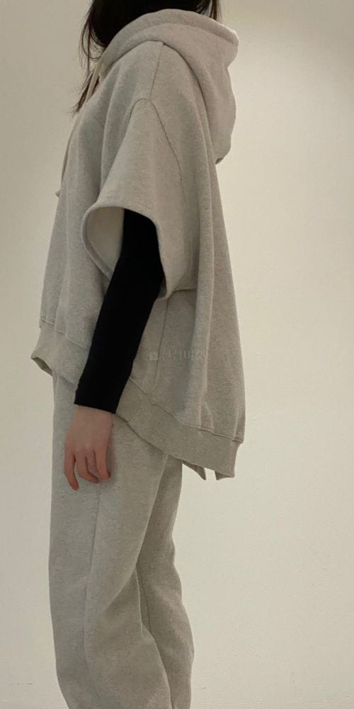 1968 - Korean Children Fashion - #Kfashion4kids - Mono Fleece Top Bottom Set - 3