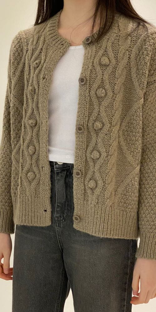 1968 - Korean Children Fashion - #Kfashion4kids - Hazzi Twist Cardigan - 4
