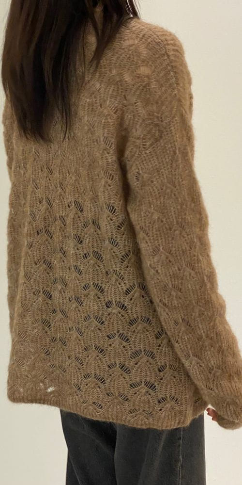 1968 - Korean Children Fashion - #Kfashion4kids - Snow Flower Jacquard Knit Top - 2