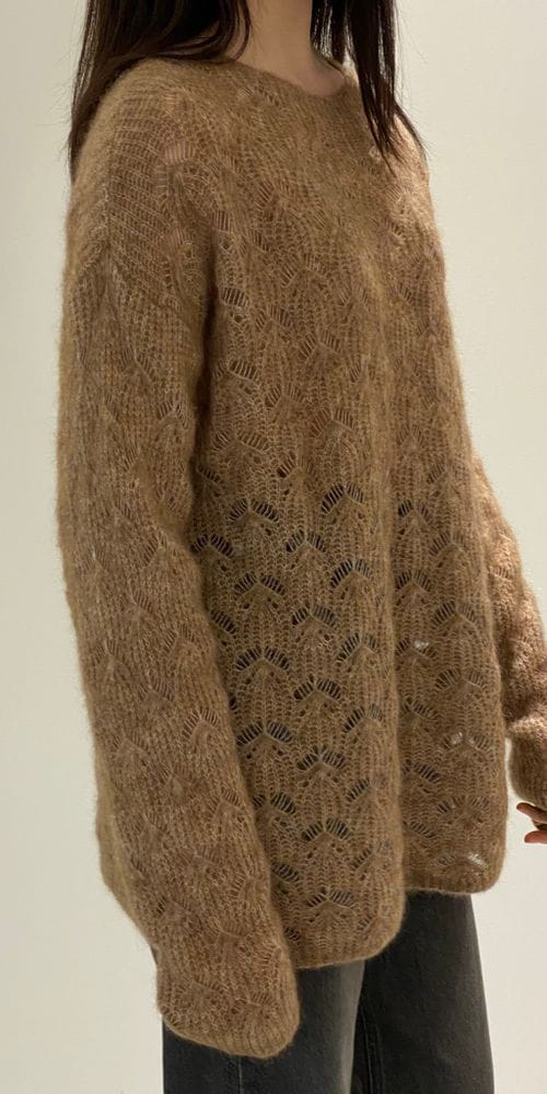 1968 - Korean Children Fashion - #Kfashion4kids - Snow Flower Jacquard Knit Top - 3