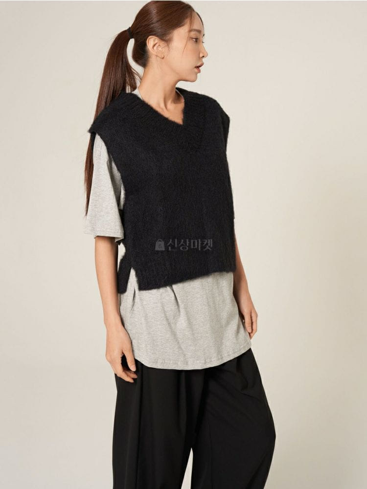 9NINE - Korean Children Fashion - #Kfashion4kids - Heavy Wool Vest - 2