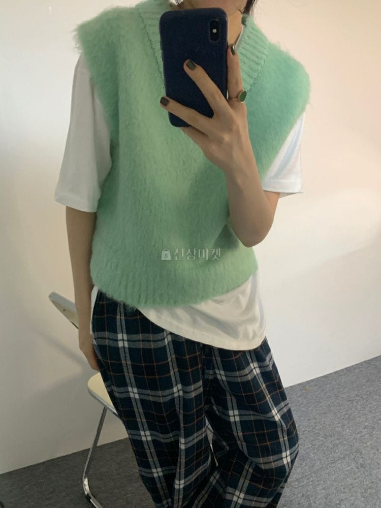 9NINE - Korean Children Fashion - #Kfashion4kids - Heavy Wool Vest - 3
