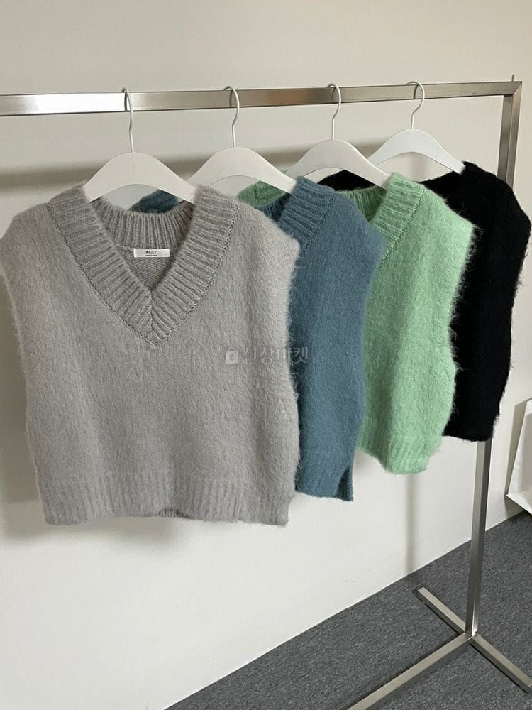 9NINE - Korean Children Fashion - #Kfashion4kids - Heavy Wool Vest - 4