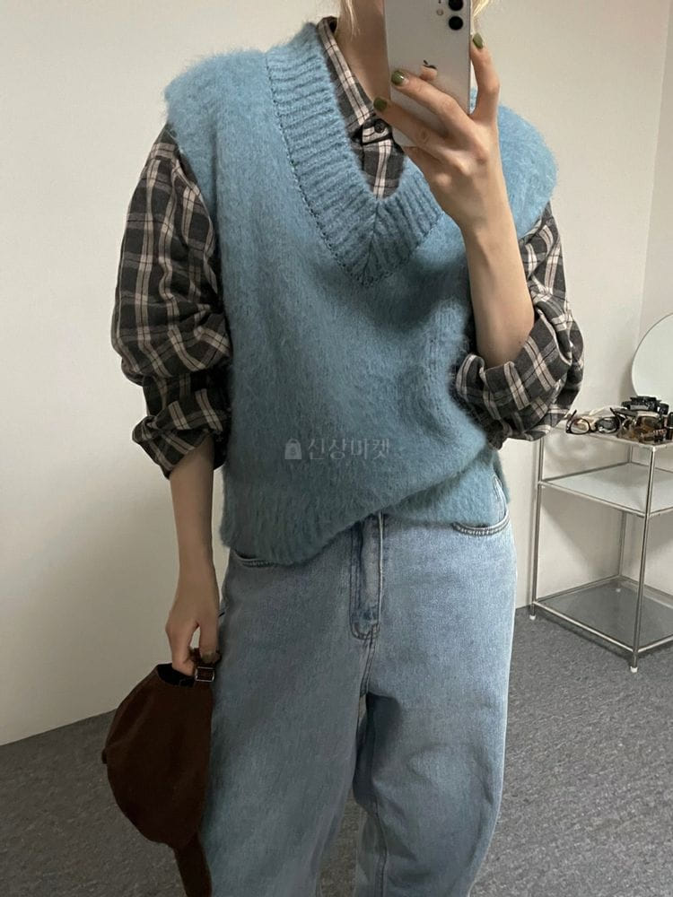 9NINE - Korean Children Fashion - #Kfashion4kids - Heavy Wool Vest - 6