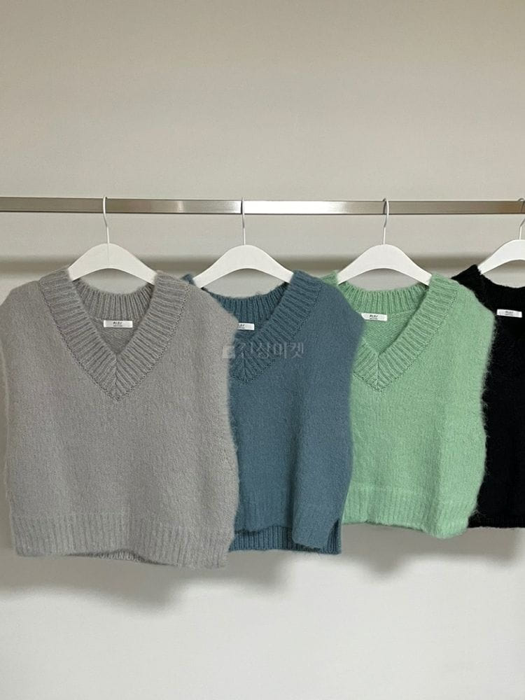 9NINE - Korean Children Fashion - #Kfashion4kids - Heavy Wool Vest - 8
