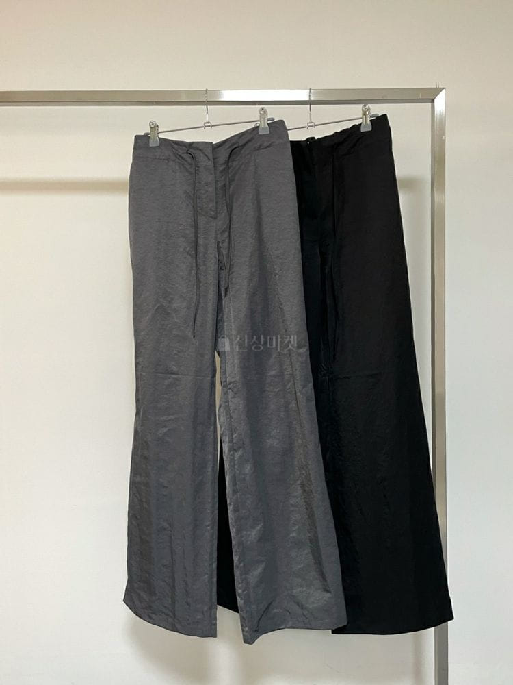 9NINE - Korean Children Fashion - #Kfashion4kids - Twill Banding Wide Pants - 2