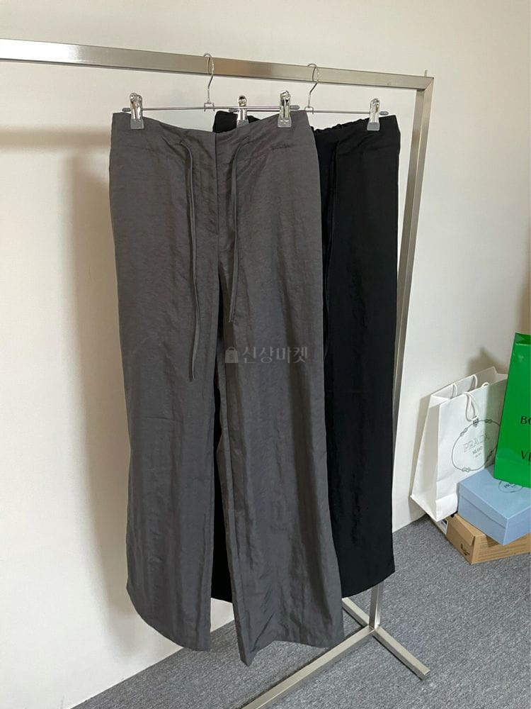 9NINE - Korean Children Fashion - #Kfashion4kids - Twill Banding Wide Pants - 3