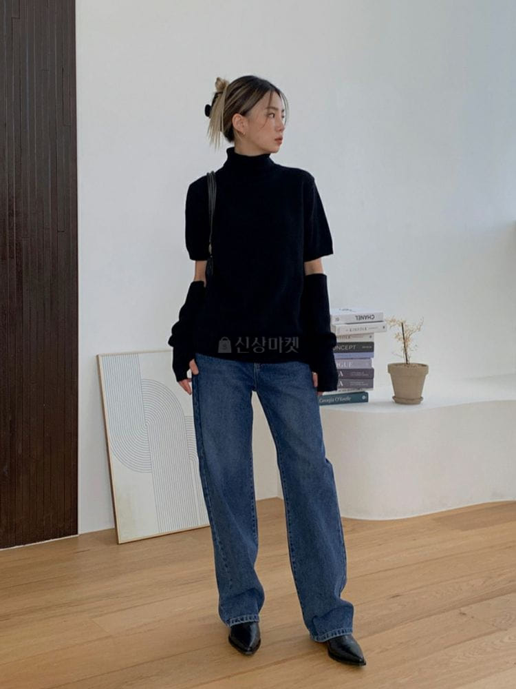 9NINE - Korean Children Fashion - #Kfashion4kids - Short Sleeves Loose Fit Knit - 2