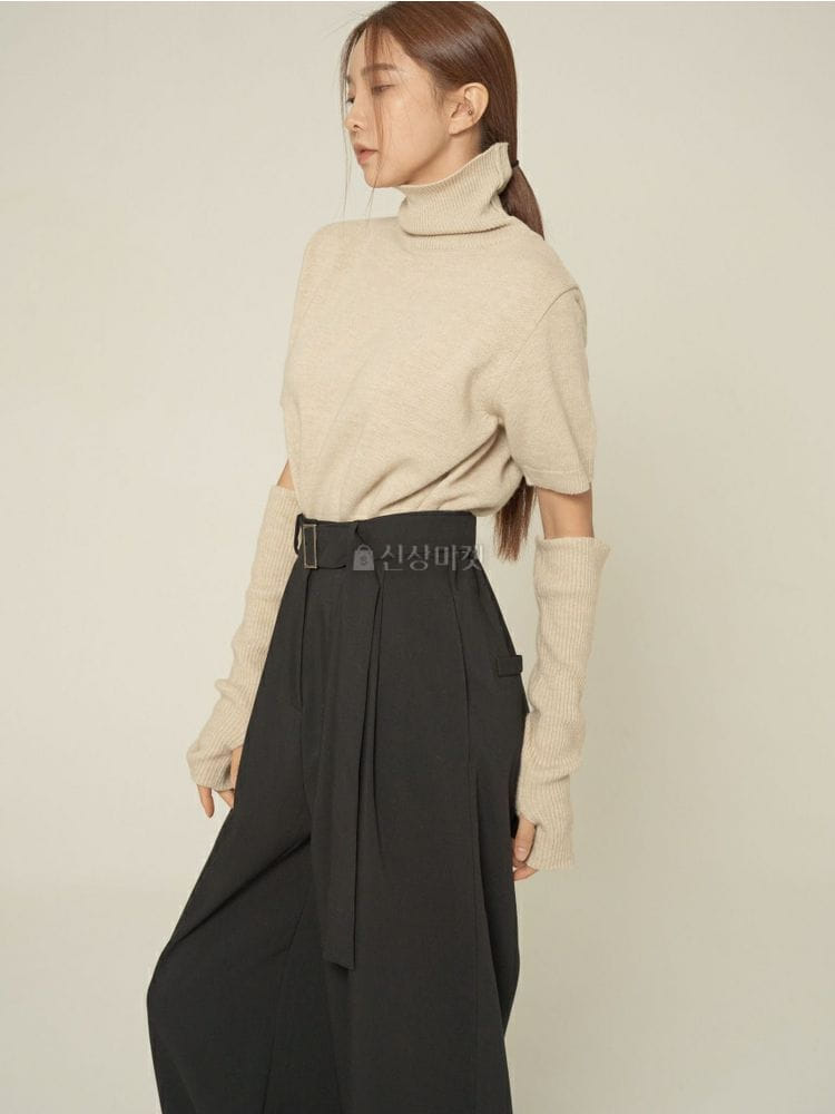9NINE - Korean Children Fashion - #Kfashion4kids - Short Sleeves Loose Fit Knit - 4
