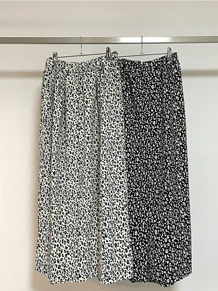 9NINE - Korean Children Fashion - #Kfashion4kids - Banding Leopard Coduroy Skirt - 4