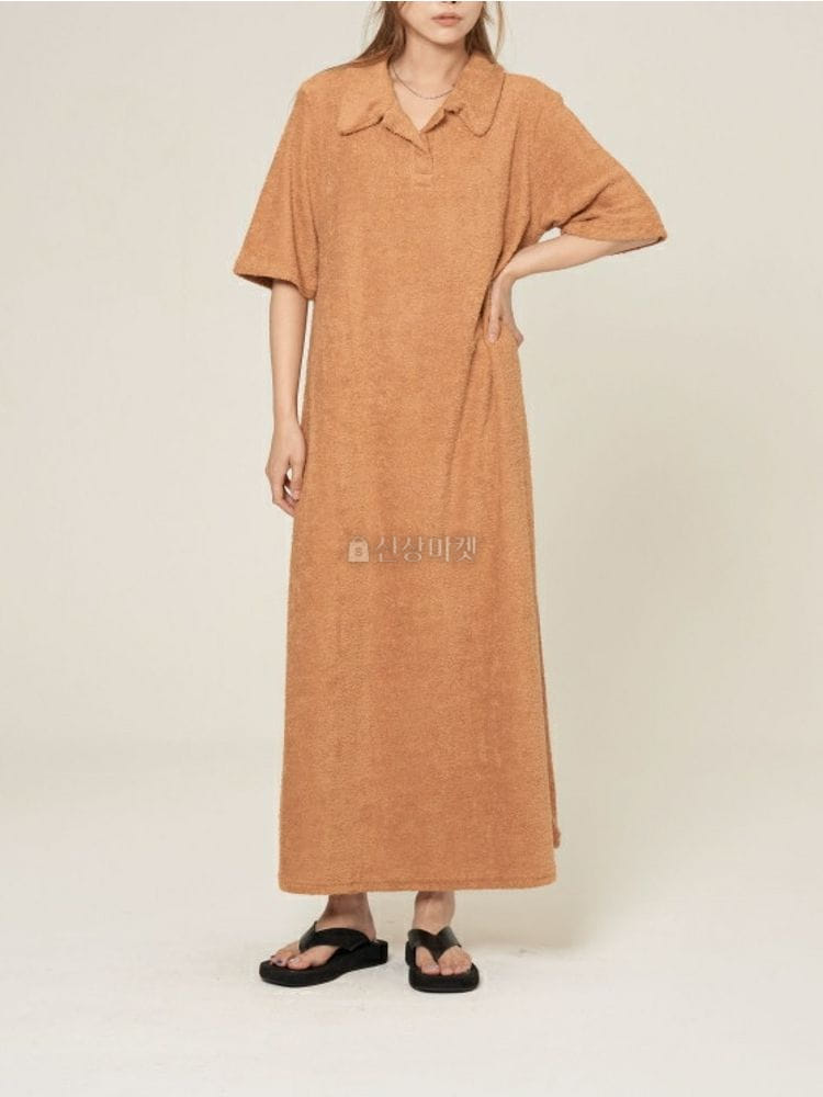 9NINE - Korean Children Fashion - #Kfashion4kids - Tery Towel One-piece - 4