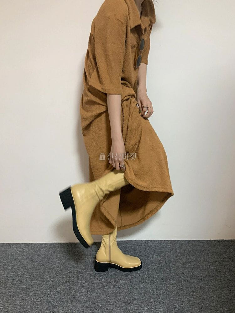 9NINE - Korean Children Fashion - #Kfashion4kids - Tery Towel One-piece - 5