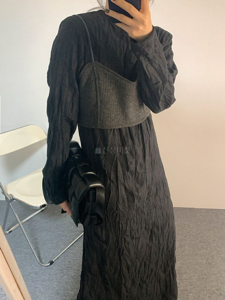 9NINE - Korean Children Fashion - #Kfashion4kids - Mid Max Long One-piece - 8
