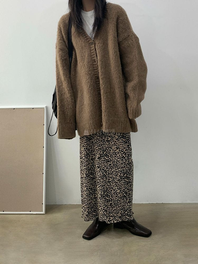 9NINE - Korean Children Fashion - #Kfashion4kids - Wool Boxy Cardigan Winter Knit - 5