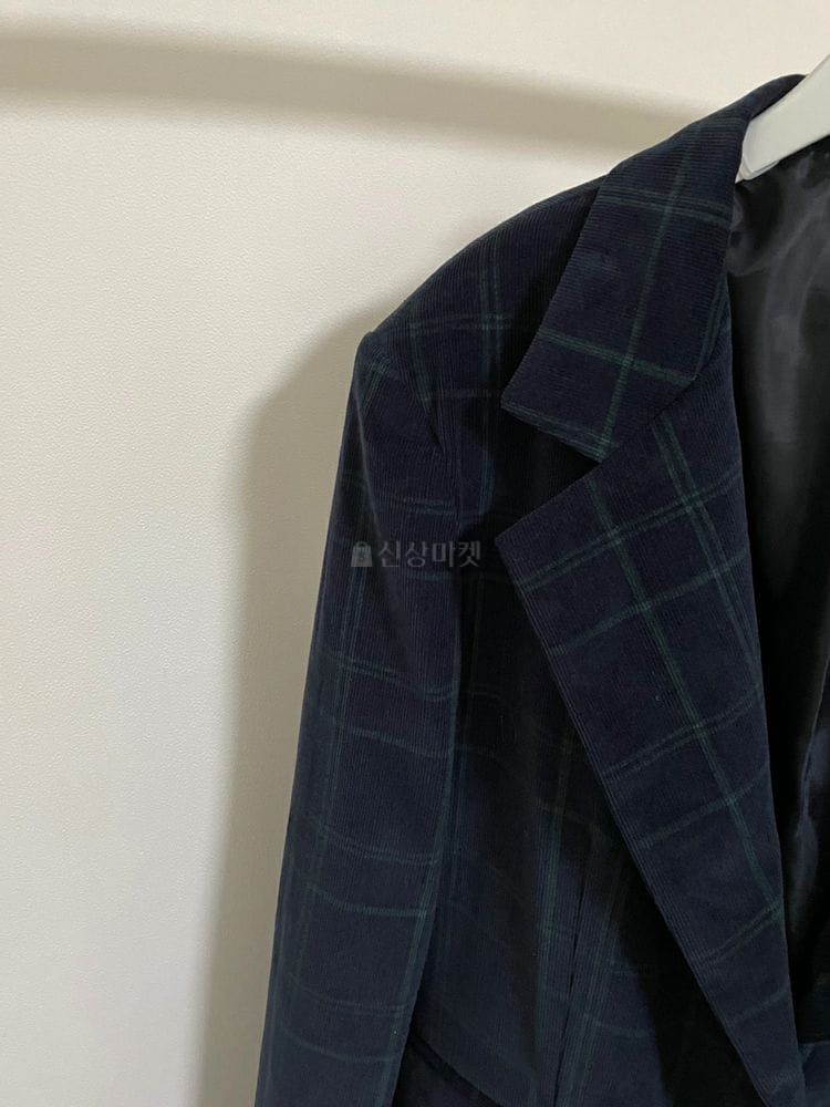 9NINE - Korean Children Fashion - #Kfashion4kids - Coduroy Check Boxy Jacket - 5