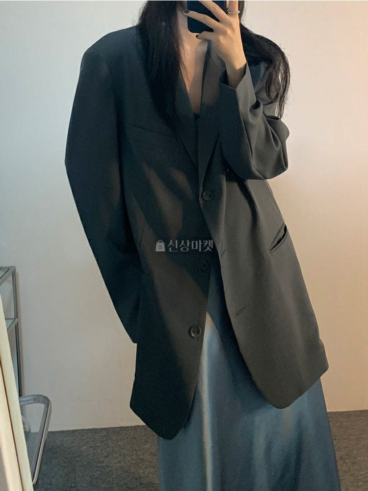 9NINE - Korean Children Fashion - #Kfashion4kids - Ber Over Boxy Jacket - 5