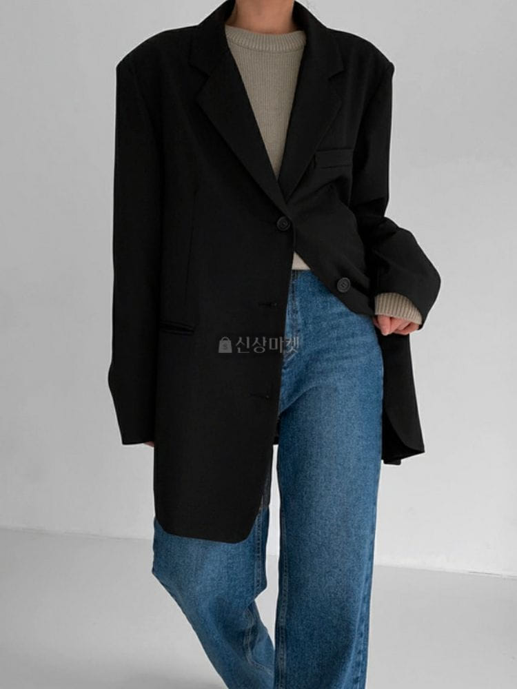 9NINE - Korean Children Fashion - #Kfashion4kids - Ber Over Boxy Jacket - 8