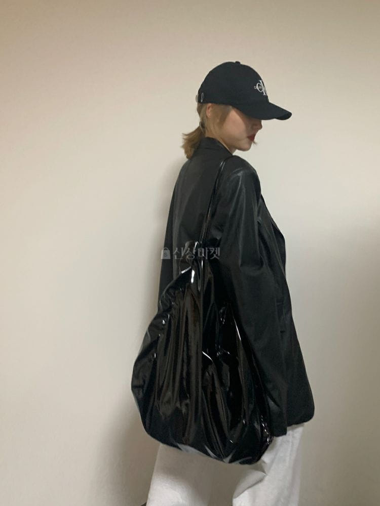 9NINE - Korean Children Fashion - #Kfashion4kids - Enamel Big Bag - 2