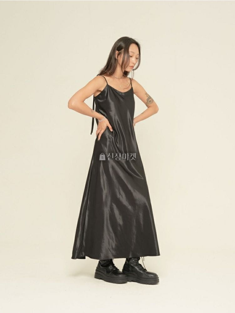 9NINE - Korean Children Fashion - #Kfashion4kids - Satine String One-piece - 2