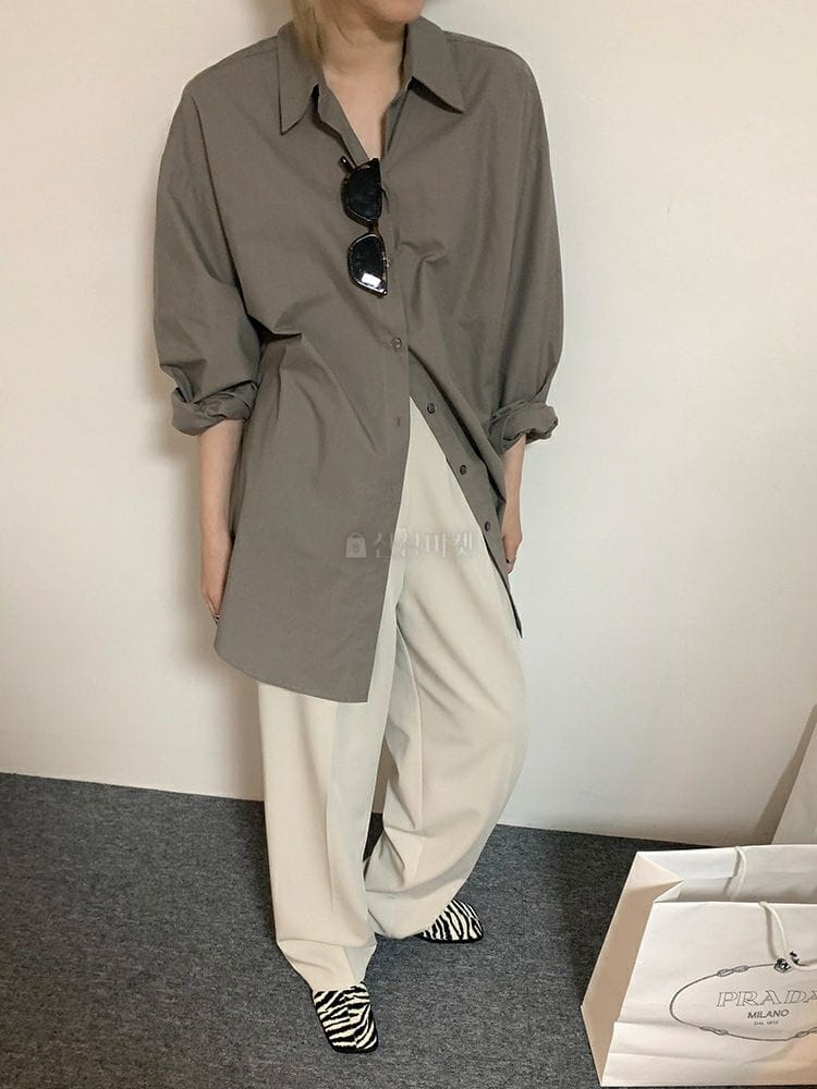 9NINE - Korean Children Fashion - #Kfashion4kids - Pale Overfit Shirt - 10
