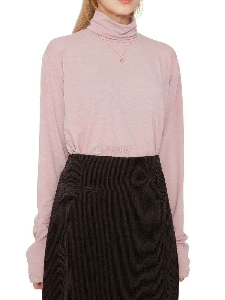 9NINE - Korean Children Fashion - #Kfashion4kids - Loose Fit Turtleneck Tee - 3