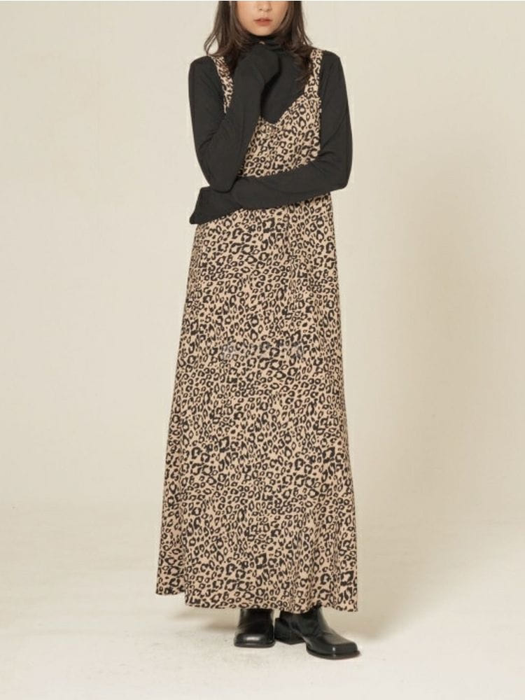 9NINE - Korean Children Fashion - #Kfashion4kids - Leopard String One-piece - 10