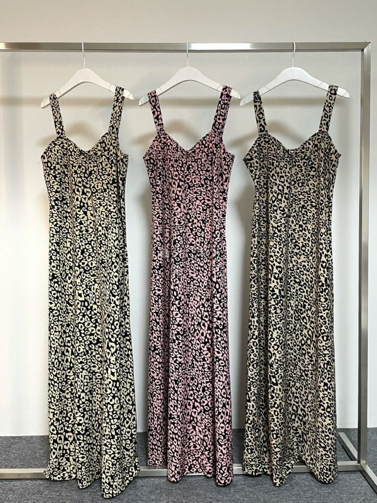 9NINE - Korean Children Fashion - #Kfashion4kids - Leopard String One-piece - 8