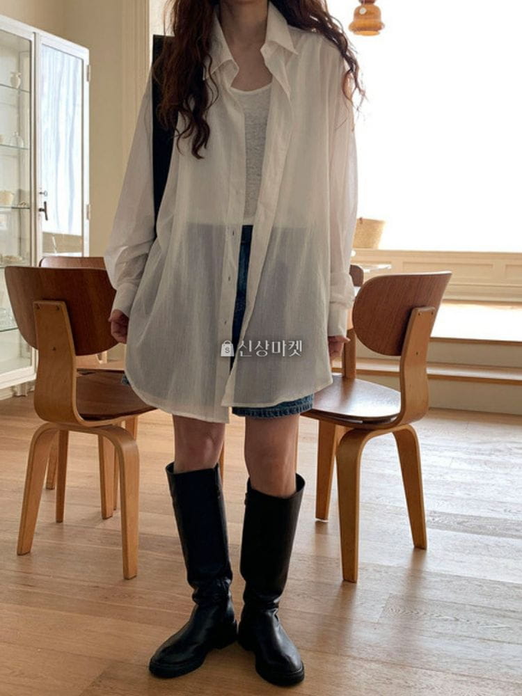 9NINE - Korean Children Fashion - #Kfashion4kids - Over Fit Yoru Boxy Shirt - 3