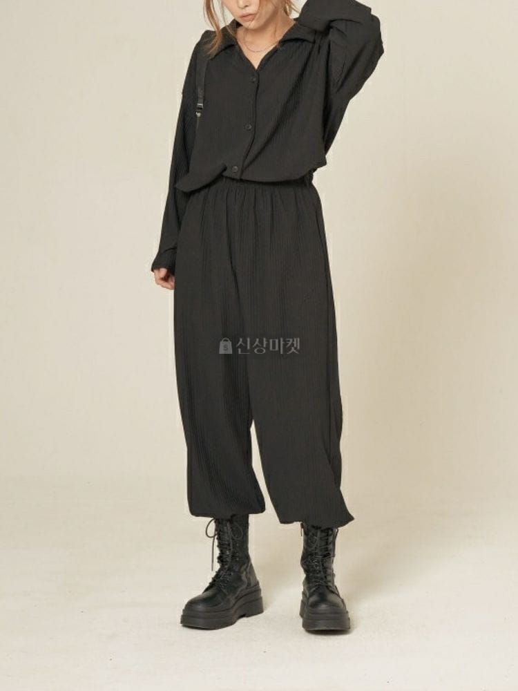 9NINE - Korean Children Fashion - #Kfashion4kids - Net Pleats Banding Pants - 4