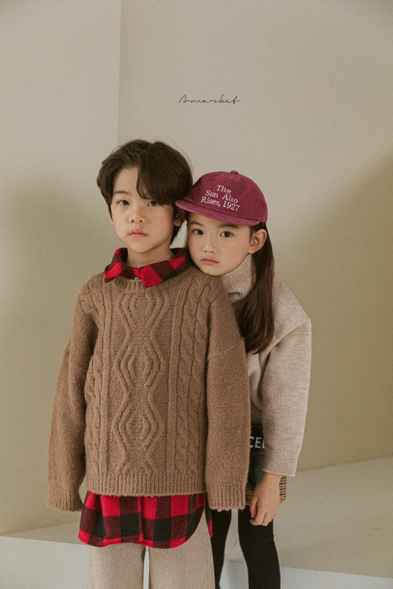 A-MARKET - Korean Children Fashion - #Kfashion4kids - Fisher R Knit - 11