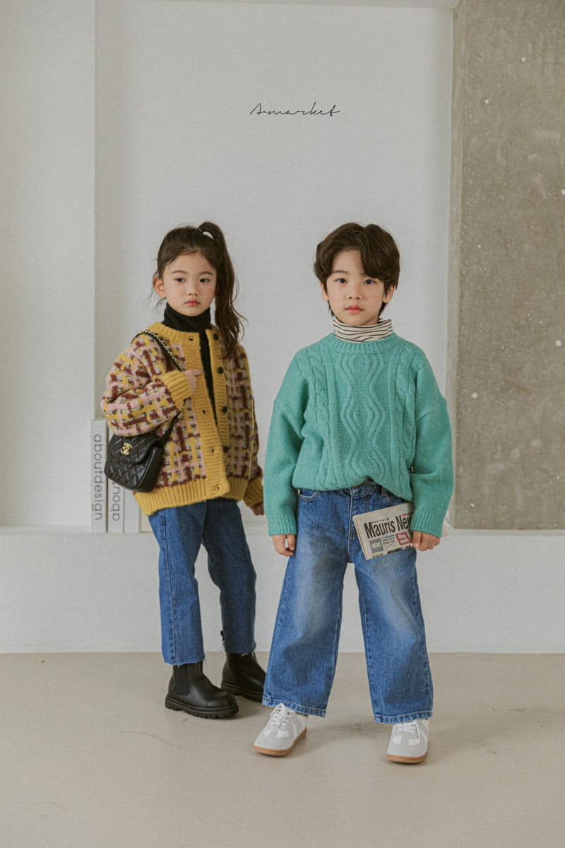 A-MARKET - Korean Children Fashion - #Kfashion4kids - Fisher R Knit - 12