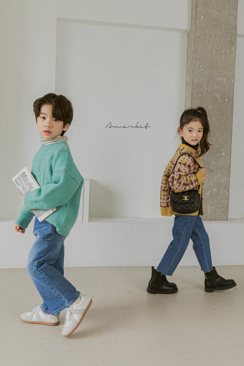 A-MARKET - Korean Children Fashion - #Kfashion4kids - Fisher R Knit - 2