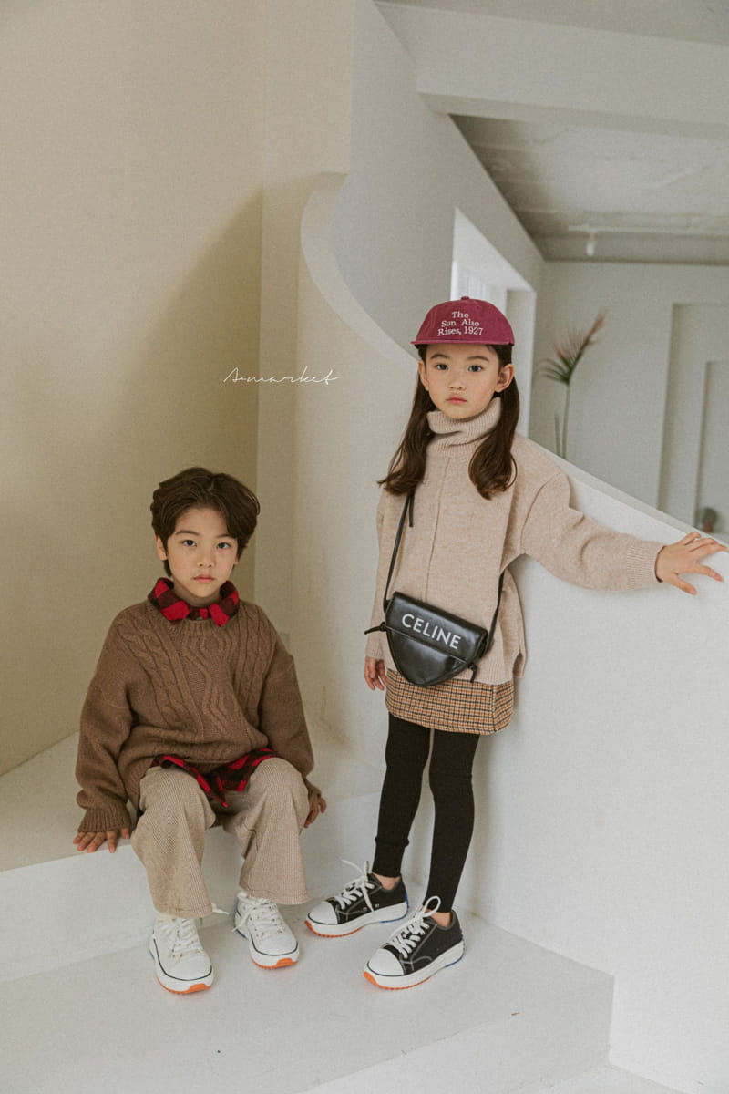 A-MARKET - Korean Children Fashion - #Kfashion4kids - Fisher R Knit - 3