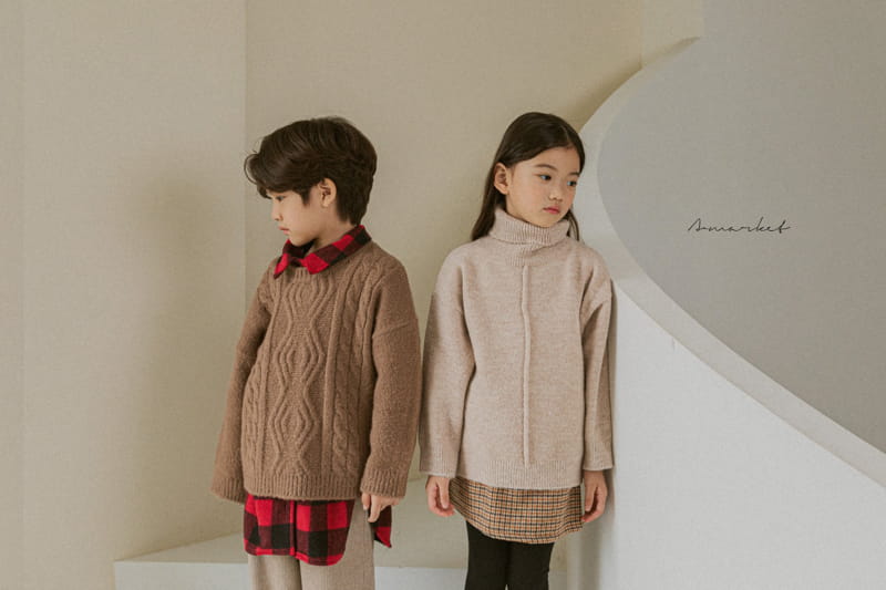 A-MARKET - Korean Children Fashion - #Kfashion4kids - Fisher R Knit - 6