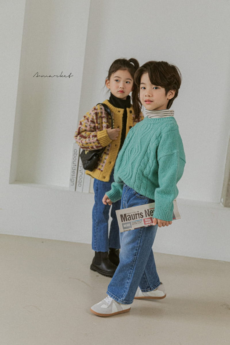 A-MARKET - Korean Children Fashion - #Kfashion4kids - Fisher R Knit - 7