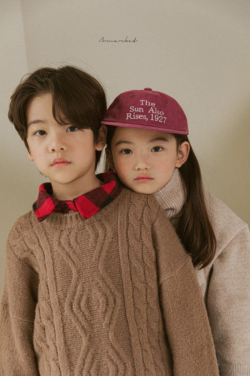 A-MARKET - Korean Children Fashion - #Kfashion4kids - Fisher R Knit - 8