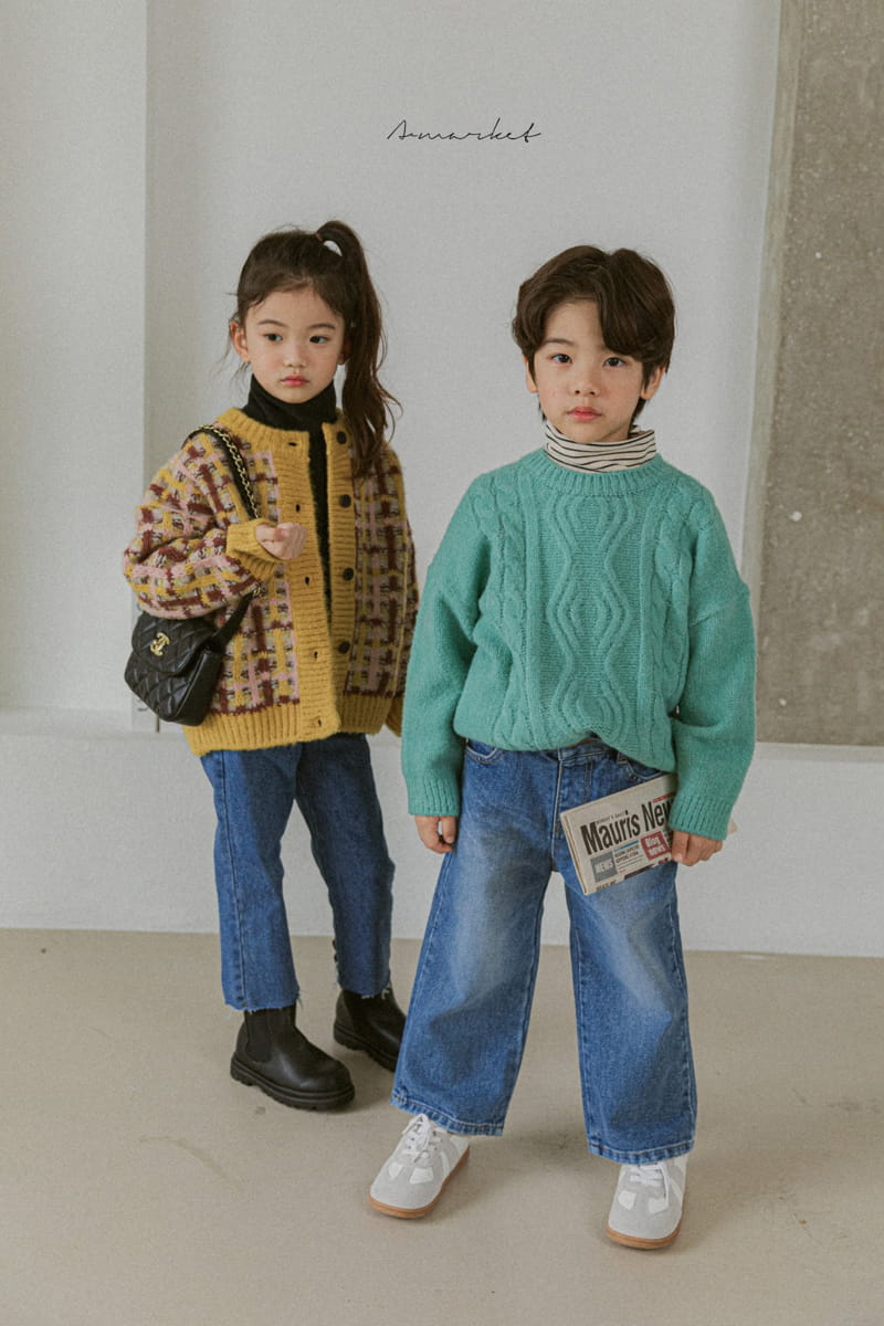 A-MARKET - Korean Children Fashion - #Kfashion4kids - Fisher R Knit - 9