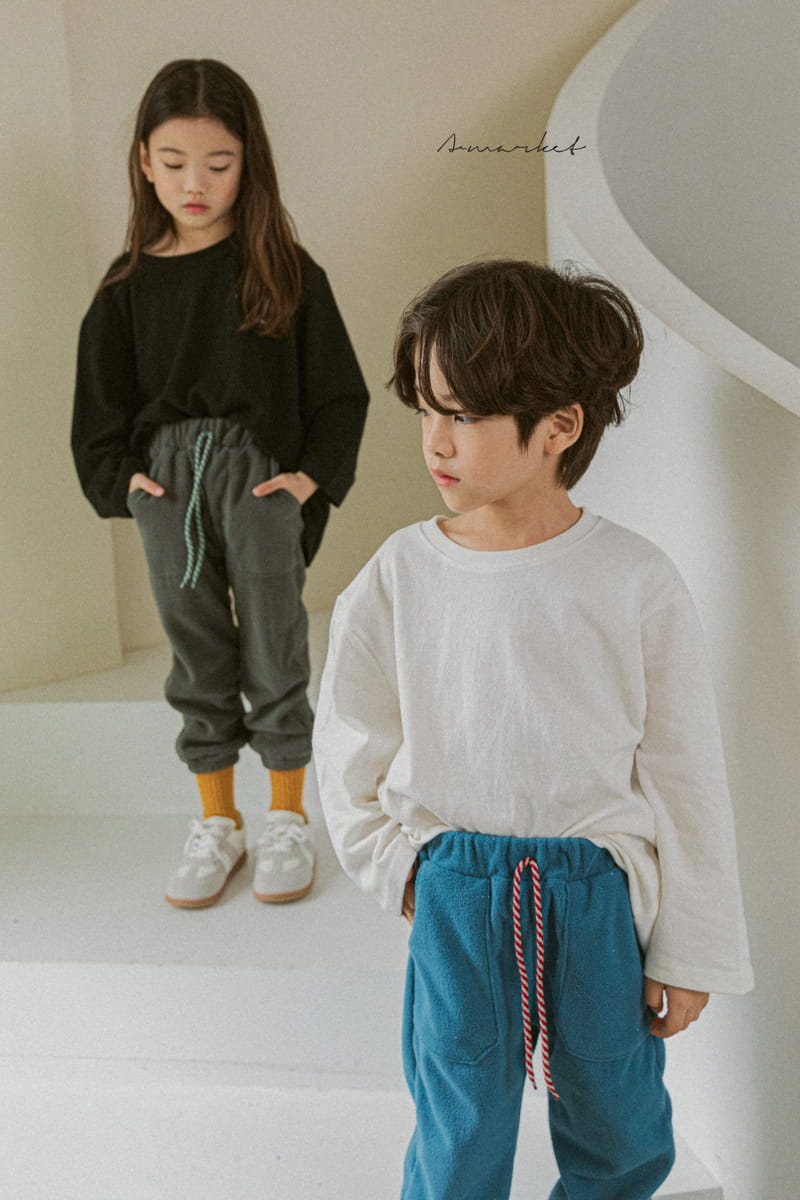 A-MARKET - Korean Children Fashion - #Kfashion4kids - Pocket Jogger Pants - 2