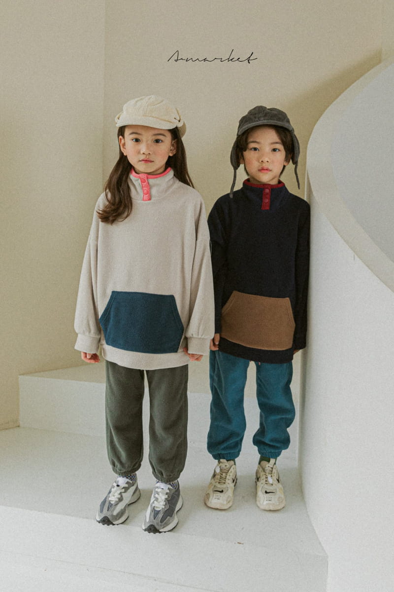 A-MARKET - Korean Children Fashion - #Kfashion4kids - Pocket Jogger Pants - 3