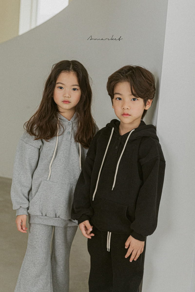 A-MARKET - Korean Children Fashion - #Kfashion4kids - Snap Hoody - 10