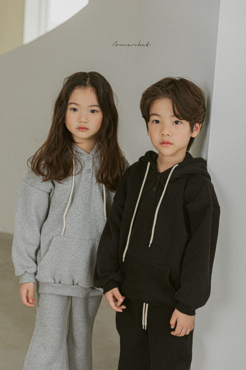 A-MARKET - Korean Children Fashion - #Kfashion4kids - Snap Hoody - 12