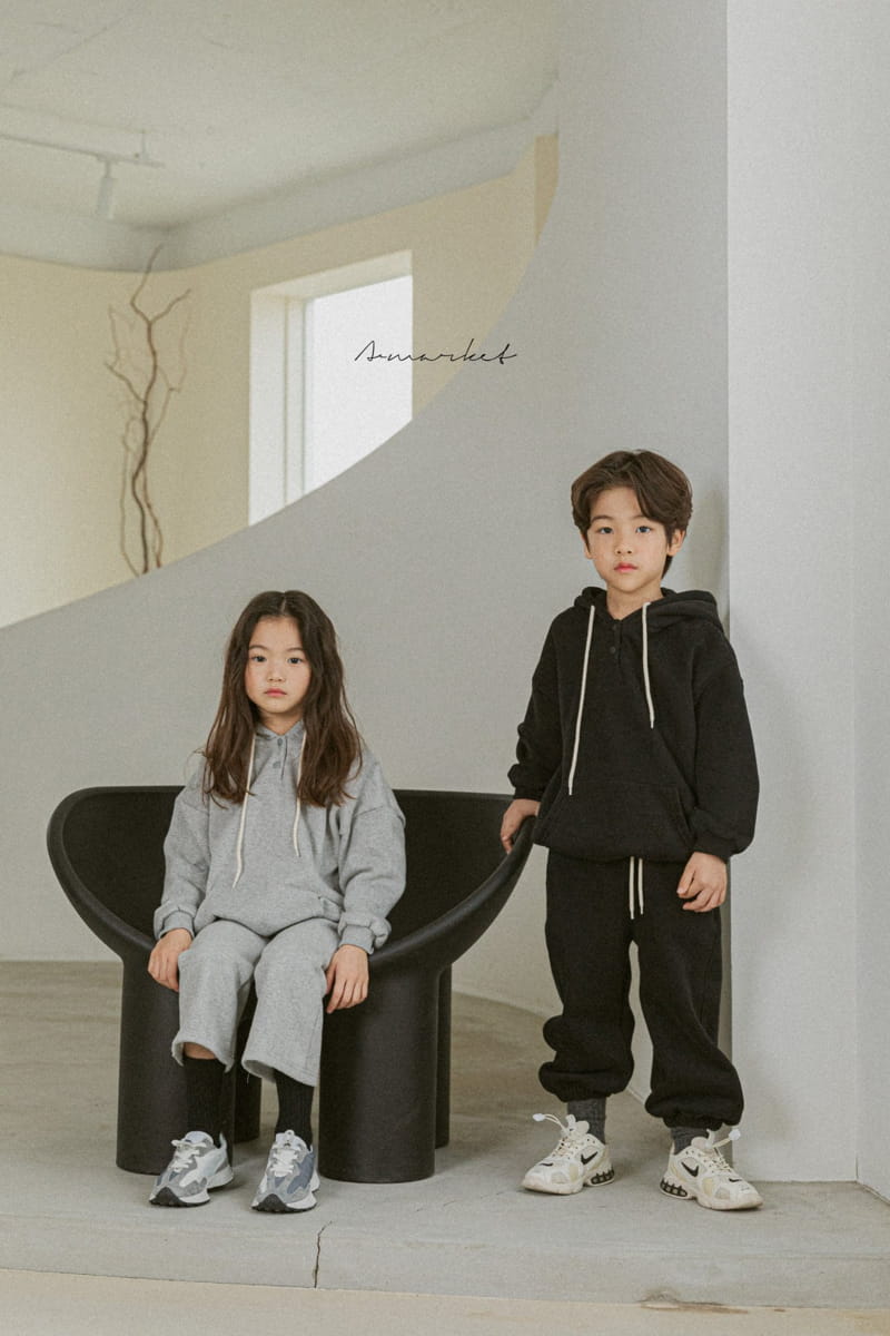 A-MARKET - Korean Children Fashion - #Kfashion4kids - Snap Hoody - 3