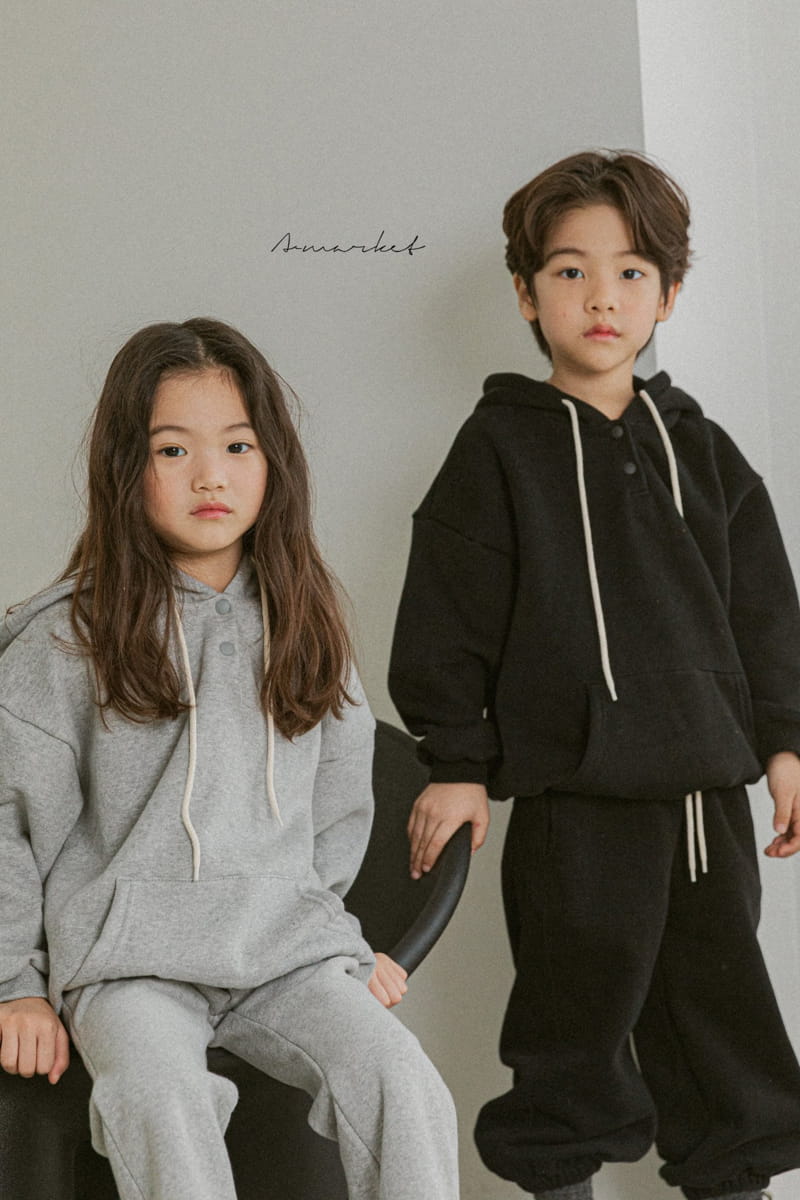 A-MARKET - Korean Children Fashion - #Kfashion4kids - Snap Hoody - 7