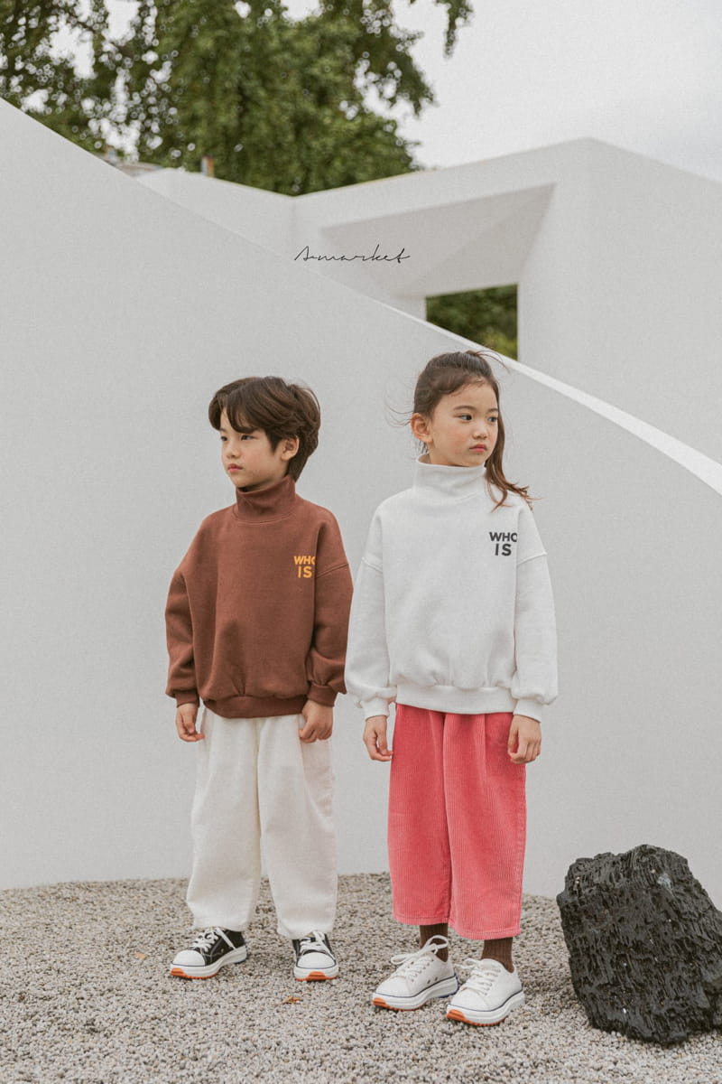 A-MARKET - Korean Children Fashion - #Kfashion4kids - Who Turtleneck Sweatshirt - 11