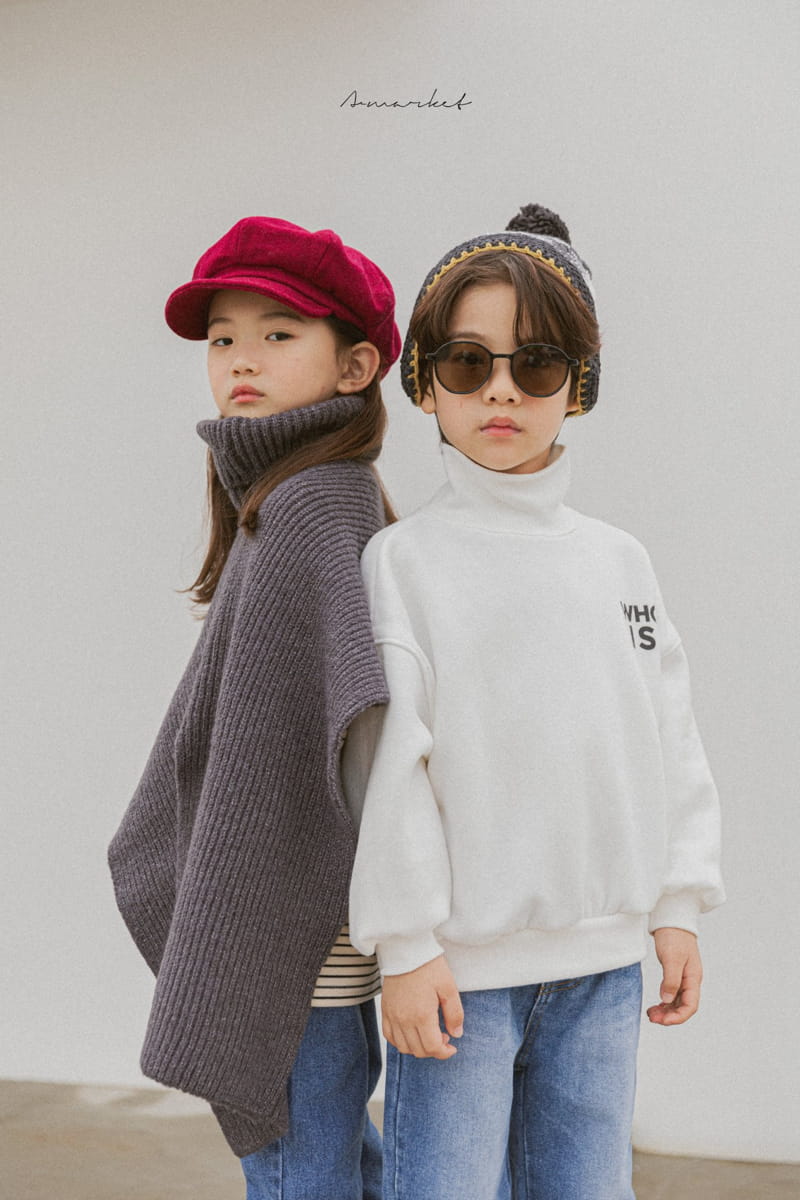 A-MARKET - Korean Children Fashion - #Kfashion4kids - Who Turtleneck Sweatshirt - 12