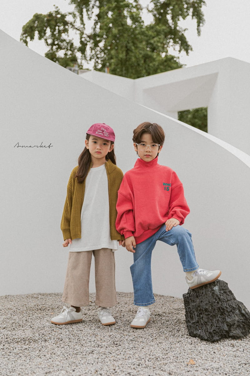 A-MARKET - Korean Children Fashion - #Kfashion4kids - Who Turtleneck Sweatshirt - 2