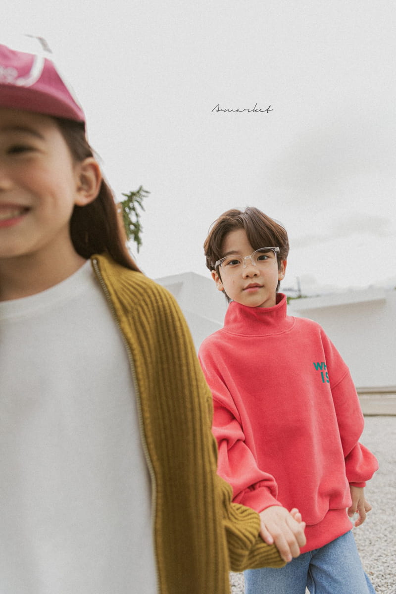 A-MARKET - Korean Children Fashion - #Kfashion4kids - Who Turtleneck Sweatshirt - 3
